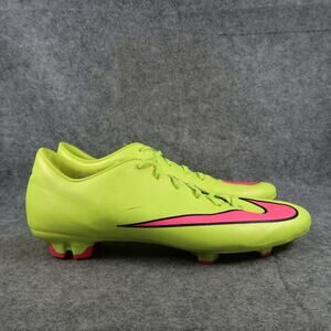 Nike Shoes Mens 11.5 Mercurial Victory V FG Soccer Cleats Volt Hyper Pink 2014